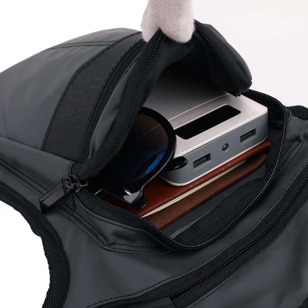 Nylon Drop Leg Bag Hiking Waist Pack for Men Women Tactical Motorcycle Bike Cycling Riding Travel Outdoor Sports Fanny Pouch