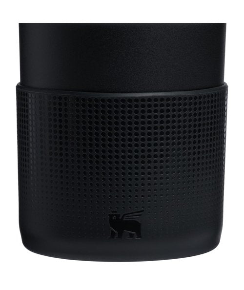 STANLEY Quencher Boot and Straw Cover Cap | Anti-Slip Silicone Protector for 40 oz Tumbler with Handle | Accessory Set for Stainless Steel Drinking Cup | BPA-Free | Black