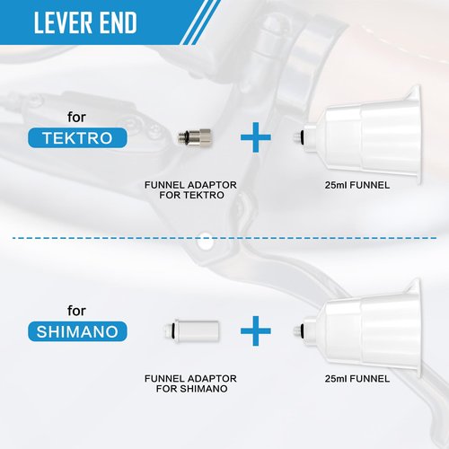WINFAVO Bike Brake Bleed Kit: for Shimano & Tektro Hydraulic Disc Brakes, Including High Performance Mineral Brake Fluid (100ml)