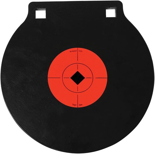 Birchwood Casey World of Targets Shooting Hunting Sports Competition AR500 Steel Double Hole 3/8" Gong Target