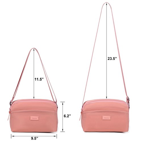 Small Sling Backpack Crossbody Sling Bag for Women, Chest Daypack Fanny Pack Cross Body Bag for Outdoors Hiking Traveling - Pink