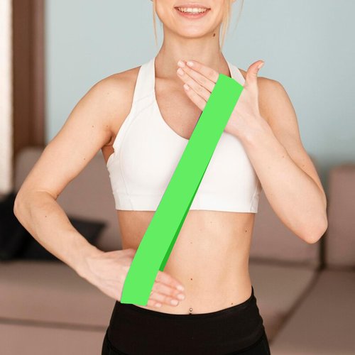 LIZIXUAN 5pc Set Resistance Straps Different Resistance Fitness Straps Full Body Exercise Strength Training Stretching Equipment Accessories
