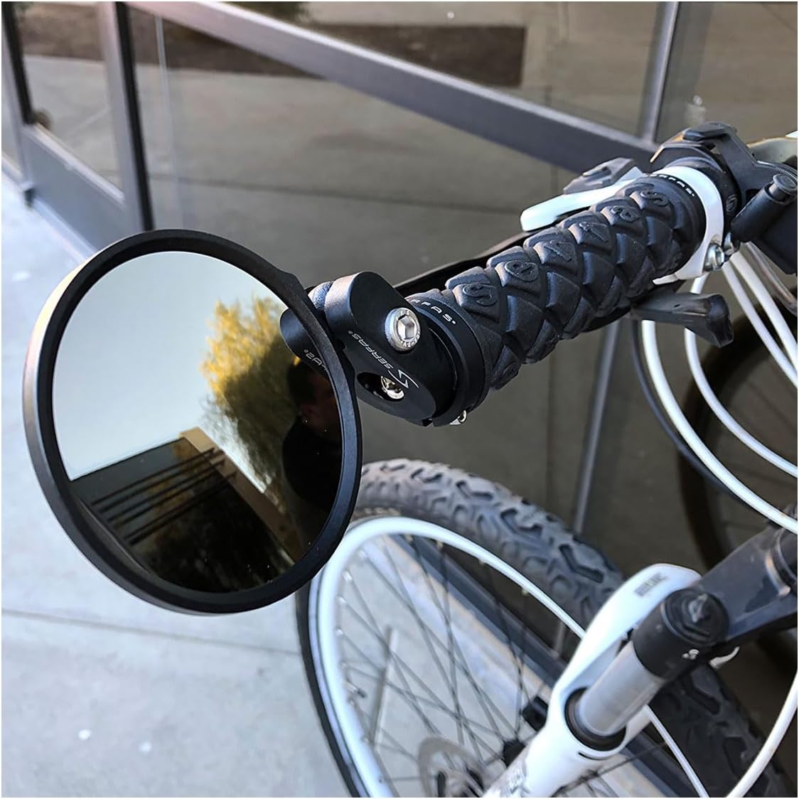 Serfas MR-2 68mm Stainless Lens Bicycle Handlebar Mirror