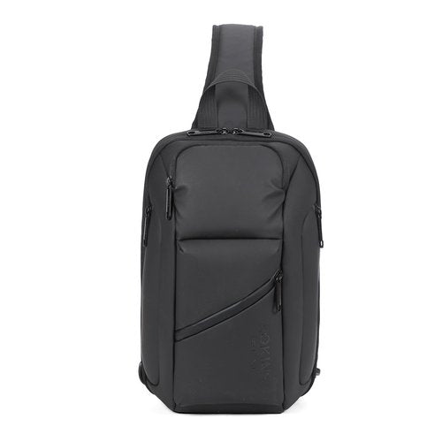 AOKING Mens Sling Bag, Waterproof Cross Body Bag Men's Shoulder Bags Crossbody Sling Backpack, Lightweight One Strap Backpack(8.3x4.7x14.2inches)