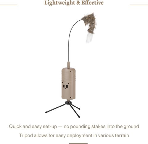 Lucky Duck King Critter, Erratic Motion Predator Decoy and Tripod