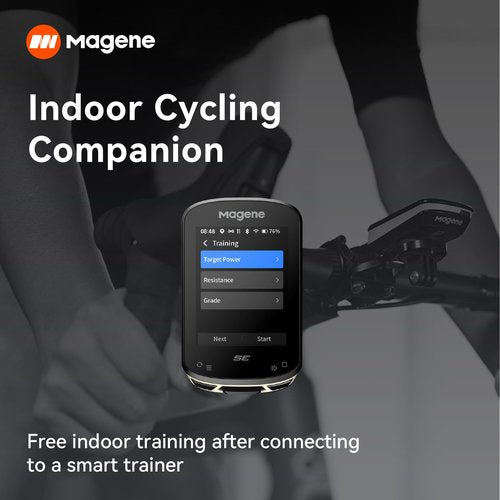 Magene C506SE Wireless GPS Bike Computer - 2.4" Color Screen, Route Navigation, Bluetooth & WiFi, Fast 5s Positioning, Supports 9 Cycling Devices