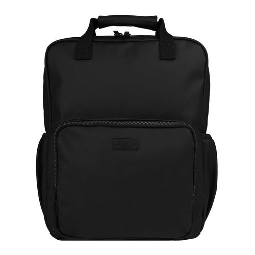 Roxy Women's Large Melting Spot Backpack with Padded Shoulder Straps and Exterior Storage, Anthracite (PU), 21L