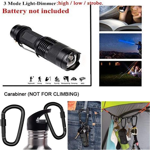 16pcs Emergency Survival Kit, Compact Survival Tactical Gear, Cool EDC Survival Tool for Cars, Camping, Hiking, Hunting, Fishing, Adventure Accessorie for Men Husband Dad Friend