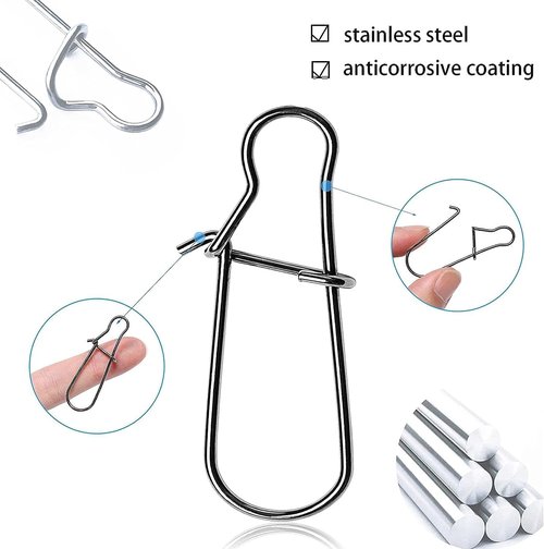 YOTO Sinker Slide for Fishing - 30/60pcs Fishing Weight Slides and Line Connectors