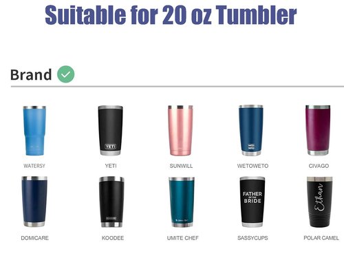 20 oz Tumbler Lids, 2 Pack Spillproof Splash Resistant Lid for Yeti,Beast,Juro,Ozark Trail,Atlin,Coffee Mug and More Cooler Cup,Covers for 20 Ounce Tumbler (Black, 20 OZ)