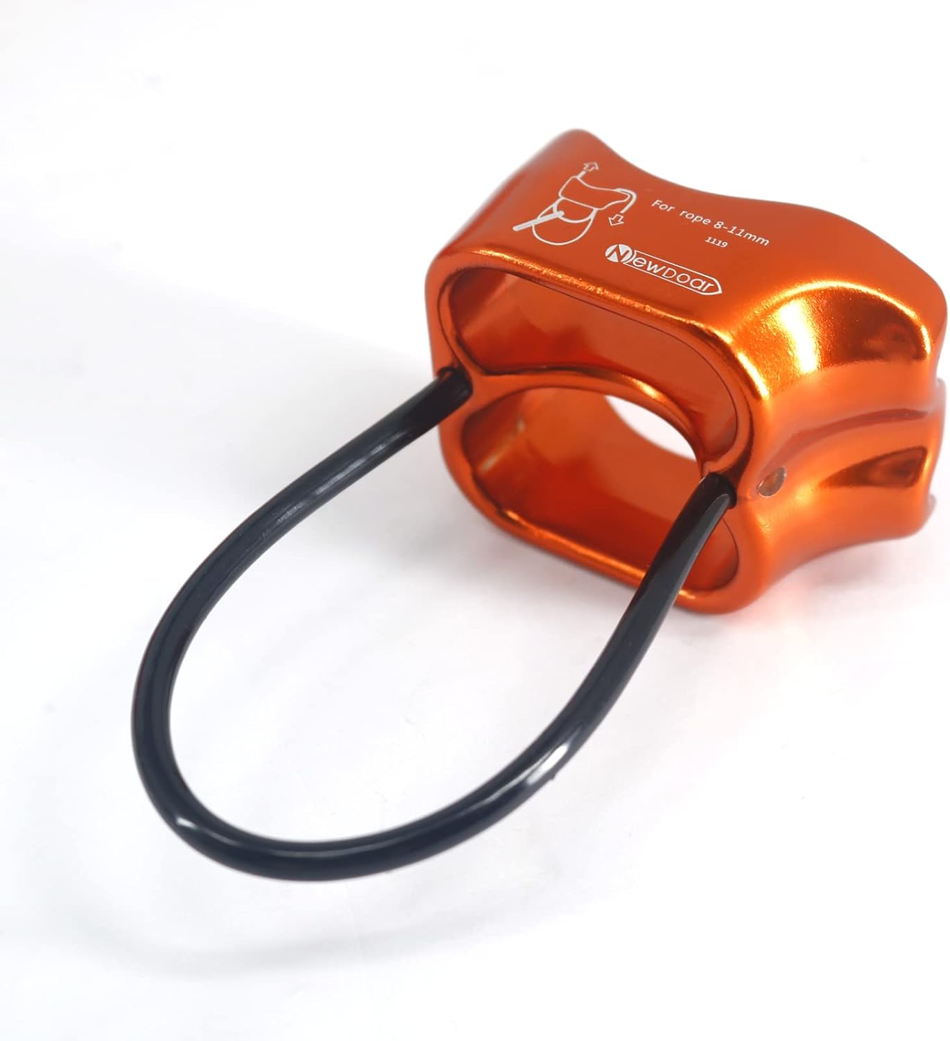 NewDoar Climbing Abseiling Belay Device ATC Rappelling Descender 25KN V-grooved Equipment