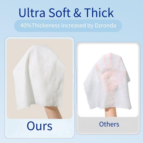 Dzronda Disposable Compressed Towels, Portable Compressed Towel Tablets, 28Pcs Travel Wash Cloth, Thicker Super Absorbent Wash Cloths for Travel, Face Towel Ideal for Outdoor Camping Hiking (28Pcs)