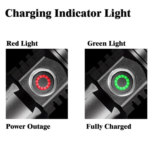 I0DO Rechargeable Blood Tracking Light for Night Hunting 2000 Lumens Blood Trail Tracking Flashlight Gifts for Hunter (Blood Finder Light)