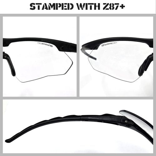 HTS HUNTERSKY S53 anti fog Tactical Shooting Range Safety Glasses Ballistic eye protection Hunting Airsoft Riding Pickleball lab chemistry goggles