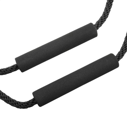 Haidong Cooler Replacement Handles Strap Marine Grade Polyester Cooler Handles Black Rope Handles with Replaceable Sponge Sleeve 2PCS
