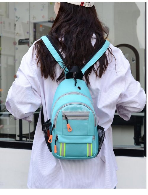 JENAGREEN Waterproof Sling Backpack Crossbody Shoulder Bag for Women Men, Crossbody Bag Casual Daypack Travel Hiking Adjustable Chest Bag