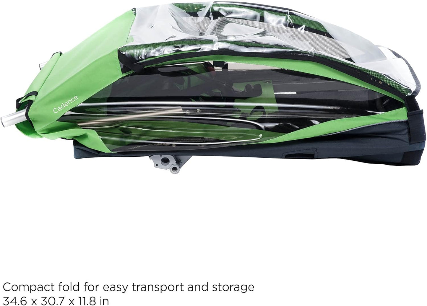 Thule Cadence 2-Seat Bicycle Trailer for Kids - Lightweight & Durable Design