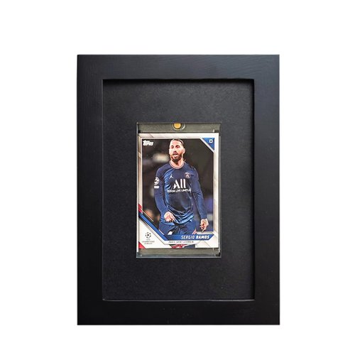 6"X8"Card Display Case,Baseball Card Display,Wood HD GlassTrading Card Display Case,for,Sports,Baseball,Basketball,Hockey(Black). ﻿ ﻿