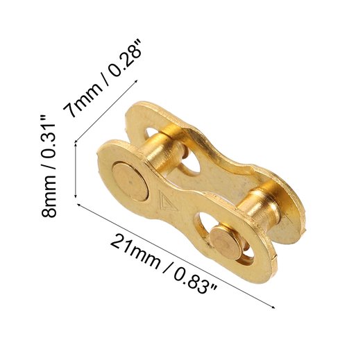 PurYupearl 5 Pairs 6/7/8 Speed Quick Link Bike Chain Repair Tool Mountain Bicycle Chain Joint Connector MTB Magic Buckle Missing Link Chains Drivetrain Components