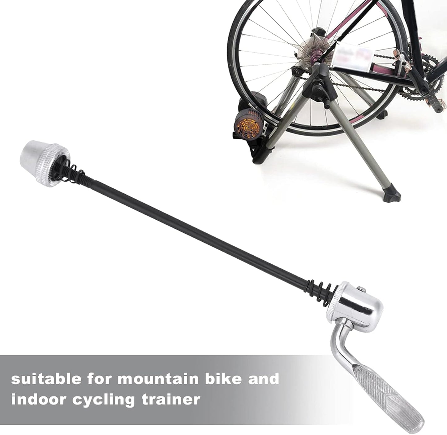 VGEBY Skewer, Steel Quick Release Wheel Clip Skewer Cycling Accessory for Road Long Skewer Conquer Trainer Skewer Skewer Quick Release Skewer
