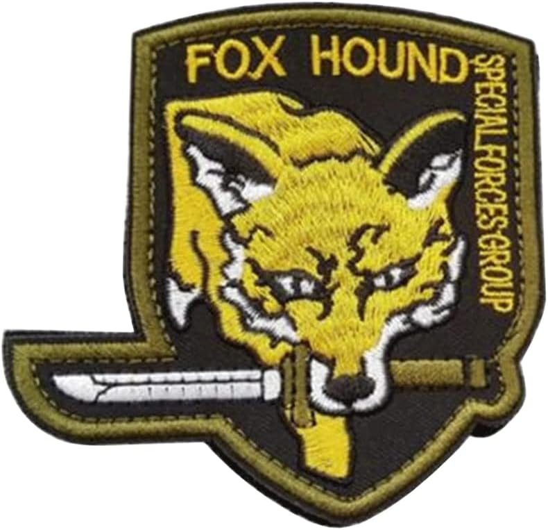 Military Morale Diamond Dogs and Metal Gear Solid Fox Patch (3pcs)