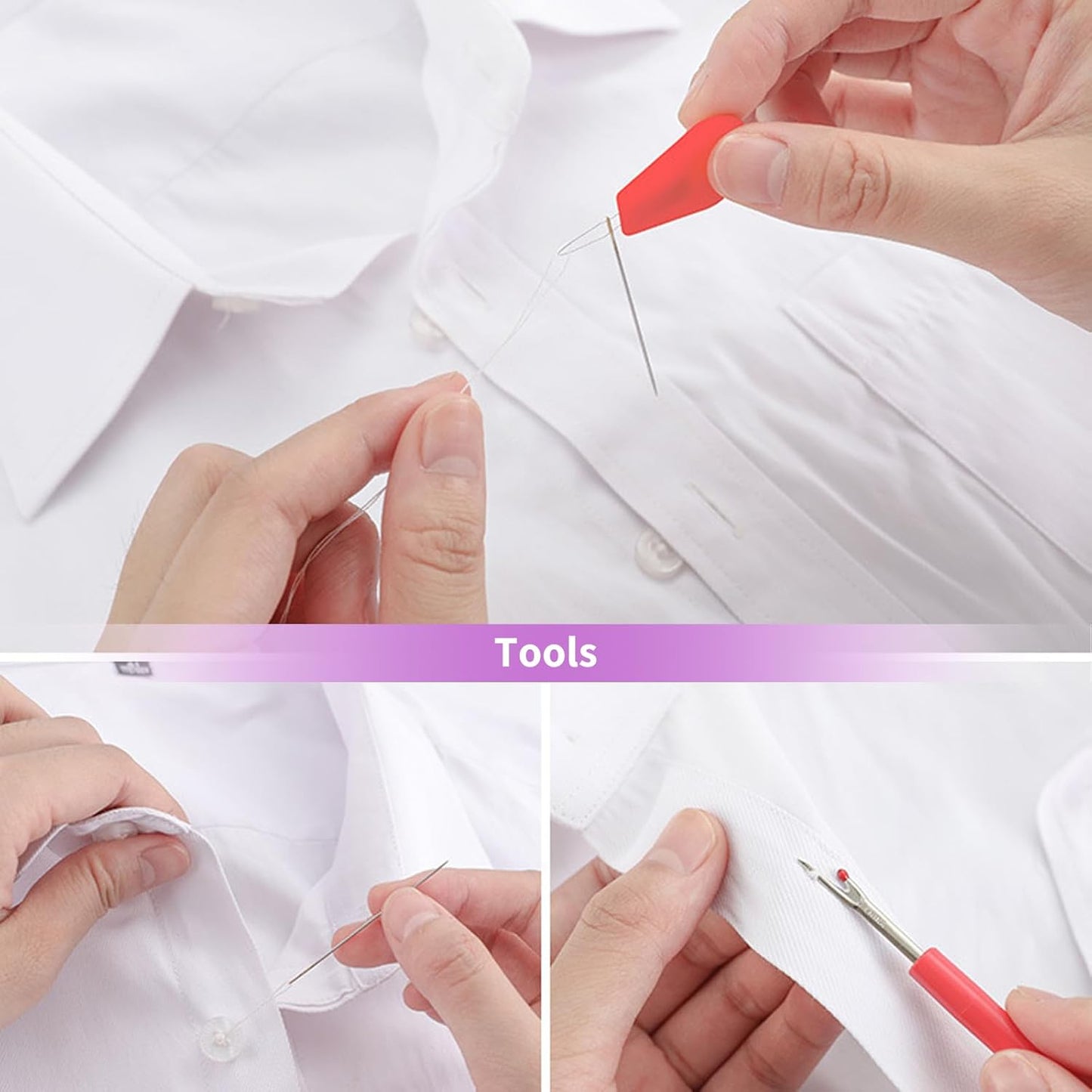 XWYQSLJY Sewing Kit, Sewing Kit for Adults,Marcoon Needle and Thread Kit with Sewing Supplies and Accessories Contains Scissors, Measure Tape,Seam Ripper,Suitable for Home, Travel, Beginner, Emergency