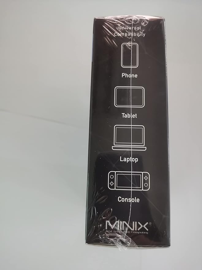 MINIX NEO P3 100W Turbo 4-Ports GaN Wall Charger, 3 x USB-C Port Fast Charging Adapter(Max 100W/20W), 1 USB-A (Max 18W). Compatible with MacBook Pro Air, iPad Pro, iPhone 14,Galaxy S9 and More.