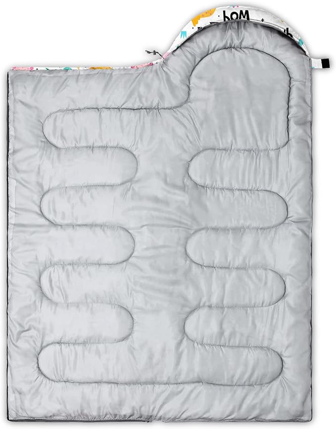 Axolotl Unicorn Sleeping Bag for Kids Boys Girls–Lightweight Warm Cold Weather Sleeping Bags,Waterproof Portable Sleeping Bag with Compression Sack for Camping Backpacking Outdoor Indoor