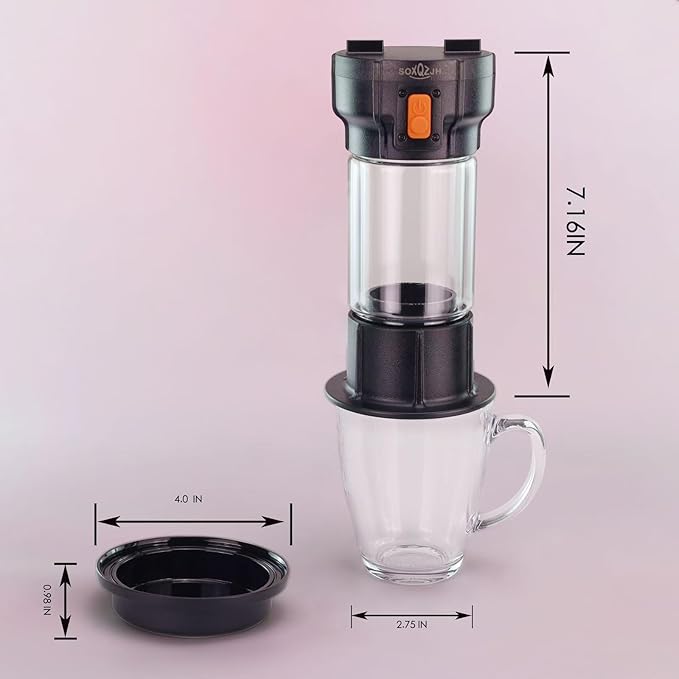 Portable Coffee Maker,Express Coffee Machines,Drip Coffee Makers With Strong Button Feature,Single Serve Coffee Maker,Small Coffee Maker Machine for Camping & Travel, Camping Essentials