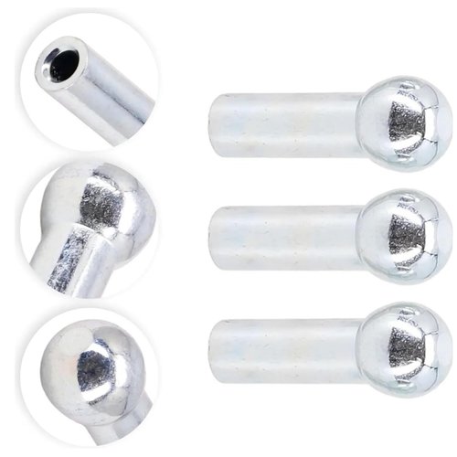 6 Pack Gym Cable Ball Stopper Gym Pulley Machine Stopper Cable Ball Terminals Wire Port Joint Parts Weight Machine Accessories Fitness Equipment Running Yoga Accessories for Home Gym Machine