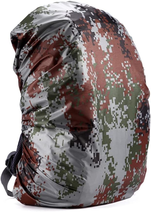 Silfrae Waterproof Rucksack Cover Backpack Rain Cover 30L-100L for Travel Climbing Hiking (Army Green, 30L-40L)