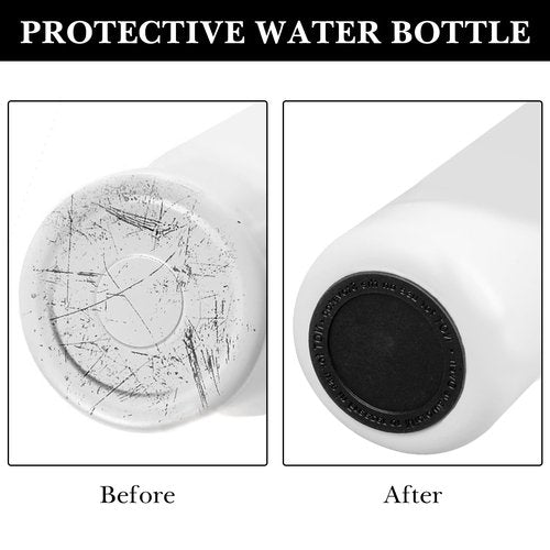 Linkidea 6 Pack Water Bottle Bottom Pad Compatible with Owala FreeSip 24oz, Twist 24oz, Silicone Waterbottle Bottom Silencer, Protective Anti-Slip Rubber Bottom Protector