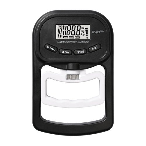 Grip Strength Tester,Hand Grip Dynamometer,396lbs / 180kg Electronic Hand Gripper Strength Trainer with LCD Display for Sports, School, and Home Use