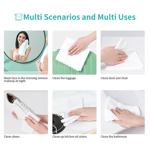 Disposable Face Towel 28 PCS 15''x10'' Large Thicker Compressed Towels Magic Washcloths Coin Tissue Reusable Soft Portable for Outdoor Camping Hiking Travel Sports Beauty Salon Guests