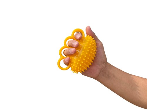 Hand Exercise Ball & Hand Grip Strengthener for Stress Relieve, Strength, Flexibility, Stroke Recovery, Arthritis, Anxiety, Physical Therapy and Muscle Massage as Rehabilitation Training Equipment, Set of 2