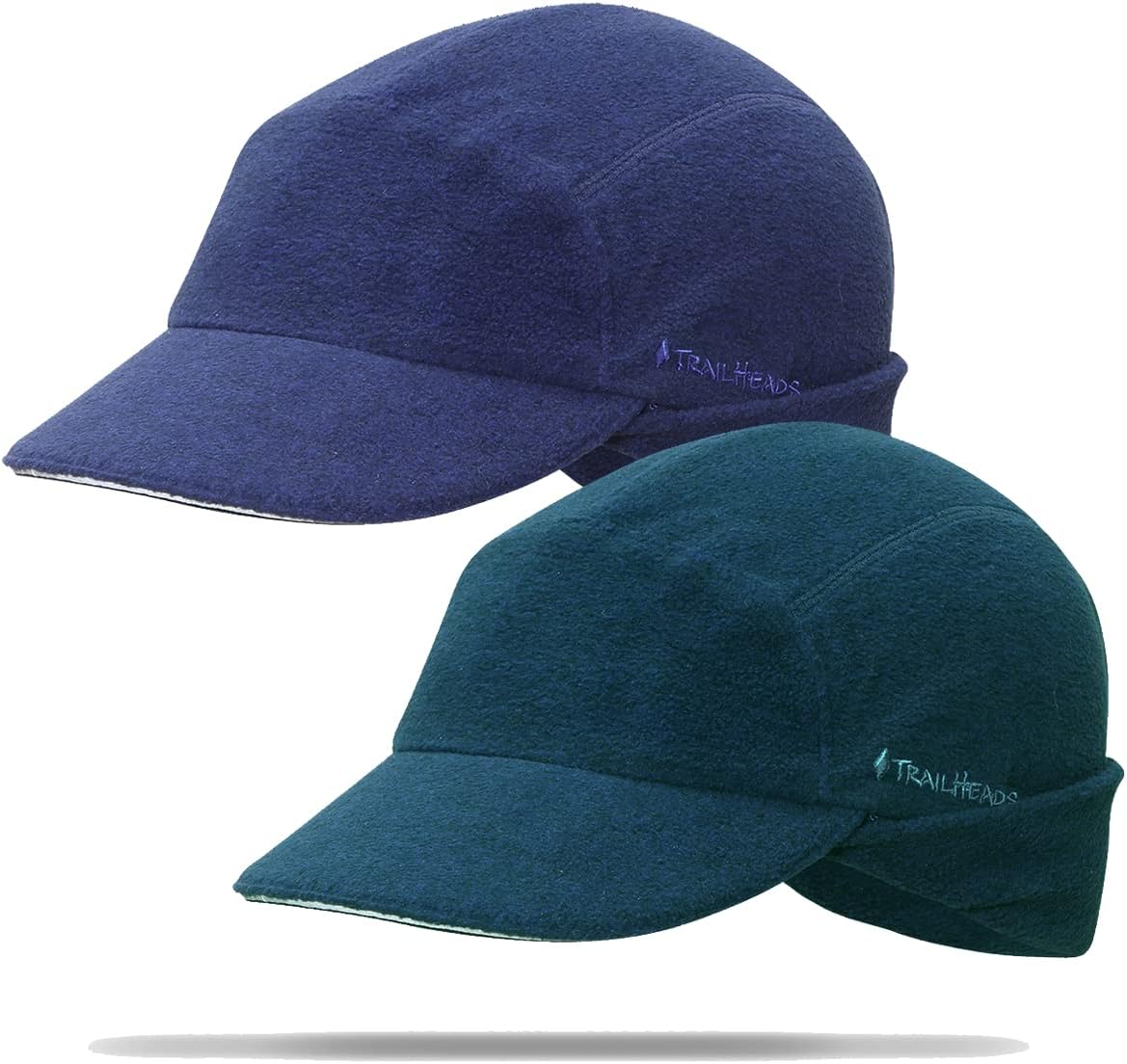TrailHeads Fleece Ponytail Hat for Women – Trailblazer Reflective Winter Hat with Ponytail Hole for Workouts
