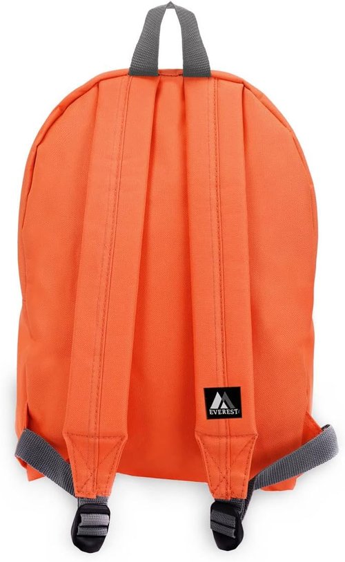 Everest Basic Backpack, Tangerine, One Size