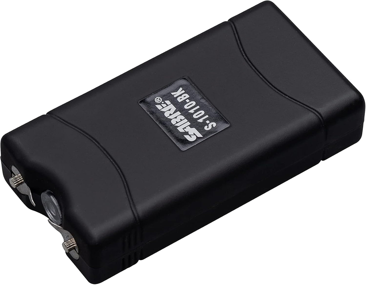 SABRE 2-in-1 Stun Gun with LED Flashlight, Self Defense Stun Gun with Painful 1.160 µC Charge, 120 Lumens, Rechargeable Battery, Easy to Use Safety Switch, Belt Holster for Quick Access