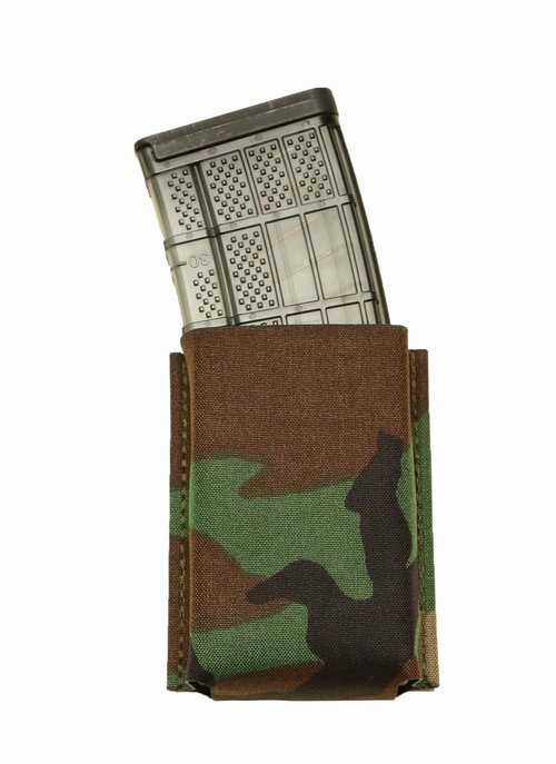 Esstac Diaper Midlength 5.56 Pouch, One Wrap Belt Mount (M81 Woodland)