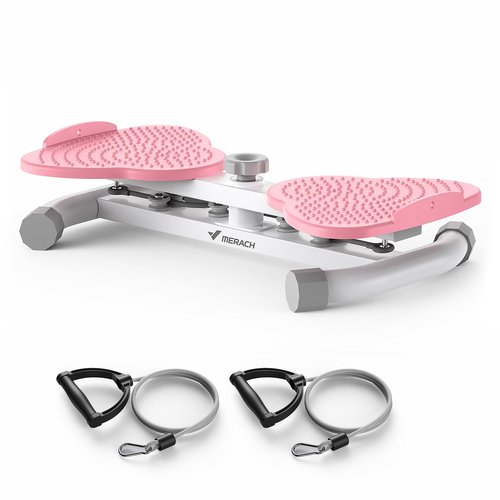 MERACH Waist Twister Machine, Ab Twist Board with 300 lbs Weight Capacity, Abs Workout for Slim Waist and Core Ab Exercise, Noiseless Home Gym Exercise Equipment for Women Men