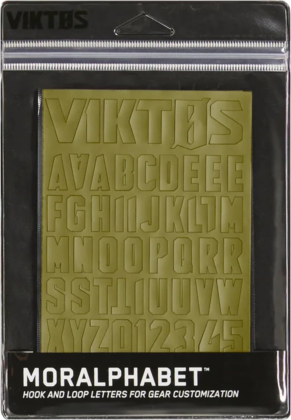 VIKTOS Moralphabet Versatile Creative Durable Hook & Loop Letters - Compatible with Any Item Equipped with a Loop Patch Panel
