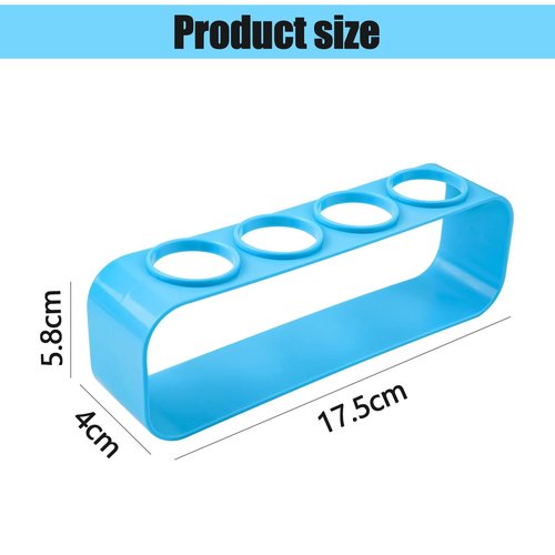 LJHYSD Flavor Cartridge Holder, Sip Cartridge Storage Rack Cartridge Holder Case Compatible with Cirkul, Holding 4 Cartridges, Plastic Test Tube Rack