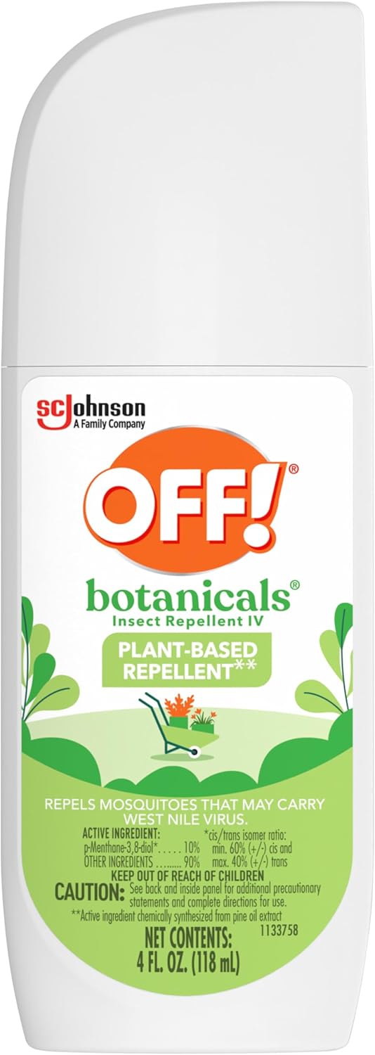 OFF! Botanicals Insect Repellent, Bug Spray & Mosquito Repellent, 4 Oz