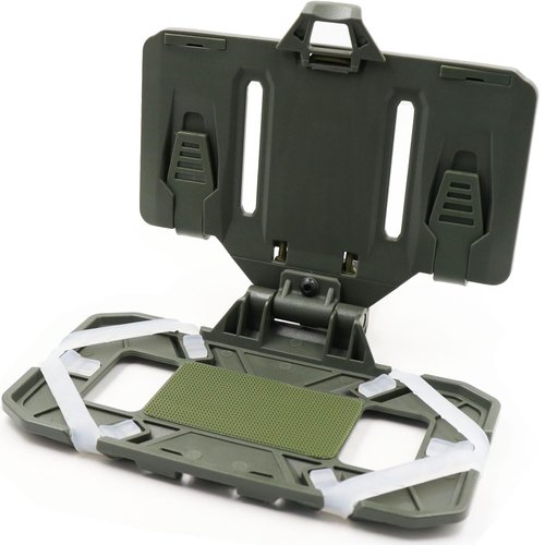 LThyzszb Tactical Plate Carrier Phone Mount Airsoft Vest Phone Holder Universal Phone Chest Mount for Screen Size 4.7"-6.7" (Army Green)