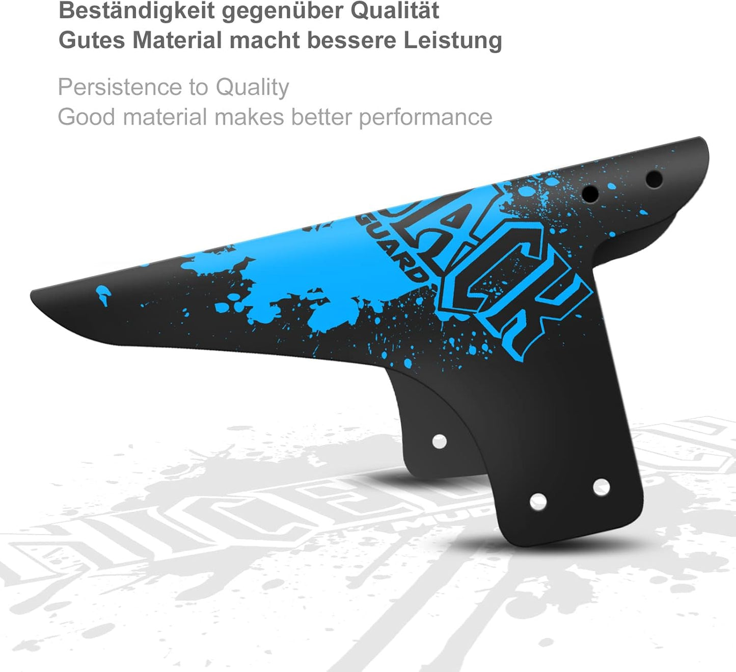 NICEDACK Bike Fender, Adjustable MTB Mud Guard, Front and Rear Compatible Mudguards, Fits 650B 20" 26" 27.5" 29 inch Fat Tire Bikes and All Disc Brake Bicycles