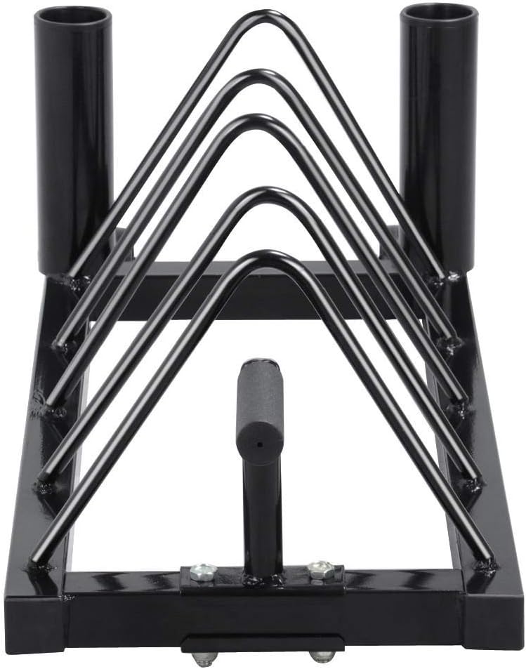 Yaheetech Barbell Bumper Plate Rack