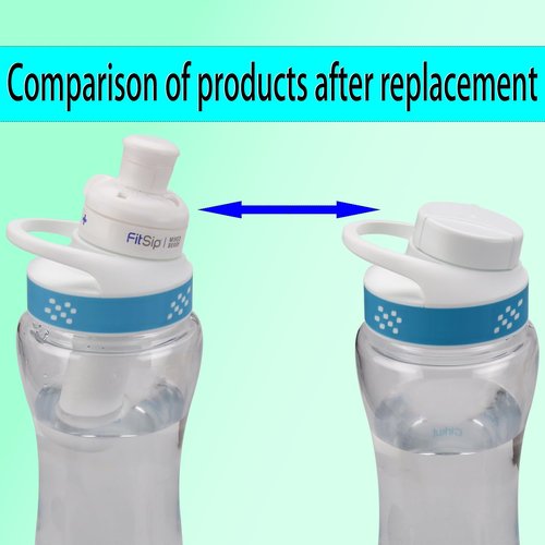 ziHenryDa 3 pcs Lid for Cirkul Water Bottle,Lid Compatible with Cirkul Bottle，Lid Applicable to for Cirkul Bottle of (Black/White/Blue)