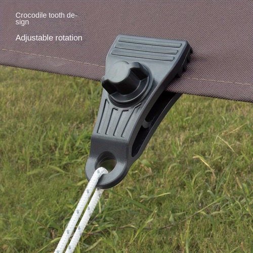 Upgrade Large Tarp Clips Heavy Duty Lock Grip - Total 24 PCS Tarp Clamps Thumb Screw Tent Fasteners with Carabiner for Camping Awnings Caravan Canopies Car Truck Swimming Pool Boat Cover Clips