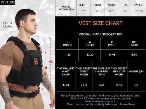 Tuxapo Tactical Molle Vest Laser Cutting Modular Lightweight Quick Release Adjustable Vests