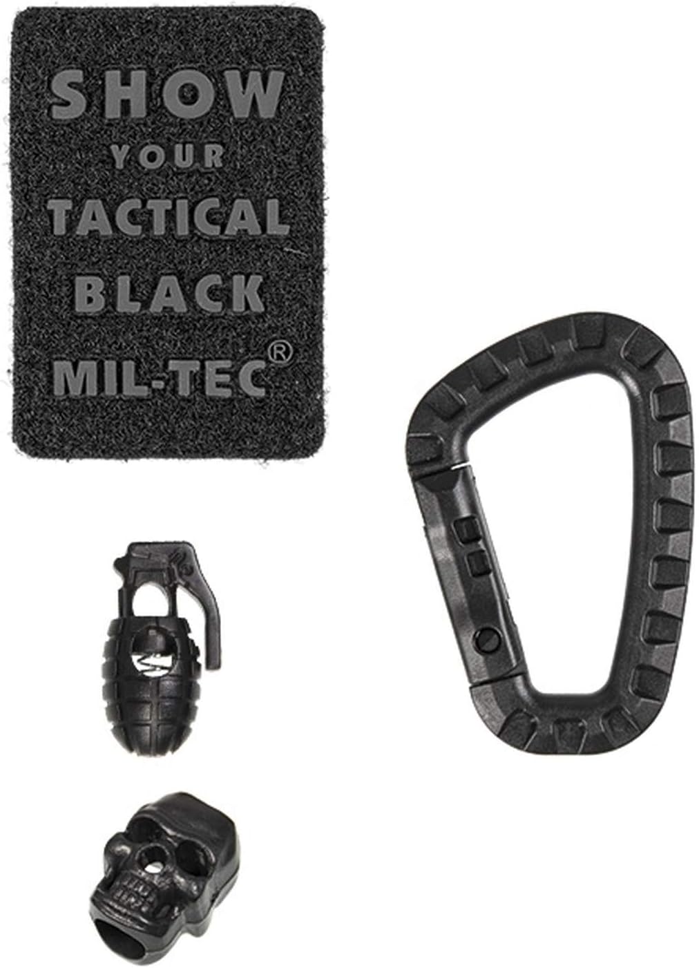 Mil-Tec One Strap Assault Pack Small - Tactical Rugged Durable Ergonomic Versatile Sling Backpack with MOLLE Loops, Black, 10Liters